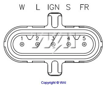 Regulator alternatora (przekaźnik ładowania) WAI IB5300 cena, od 48,13 USD