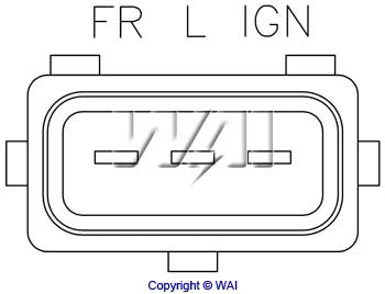 IB545 WAI Regulator alternatora (przekaźnik ładowania)