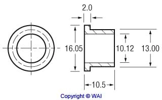 Tuleja rozrusznika do Citroen Jumpy II 
