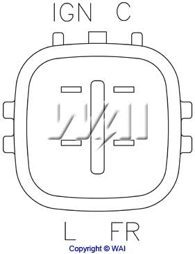 Regulator alternatora (przekaźnik ładowania) Honda Accord 7 CL, CM