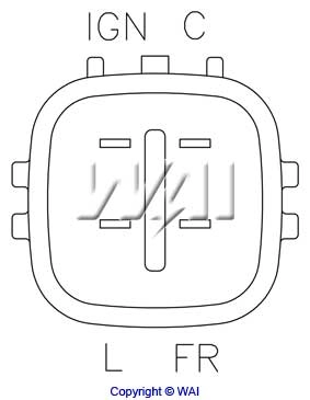 IN337 WAI Regulator alternatora (przekaźnik ładowania)