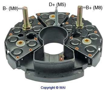 Mostek prostowniczy alternatora = Moster diodowy alternatora do MAN TGA  