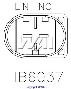 Regulator alternatora (przekaźnik ładowania) WAI IB6037 cena, od 48,49 USD