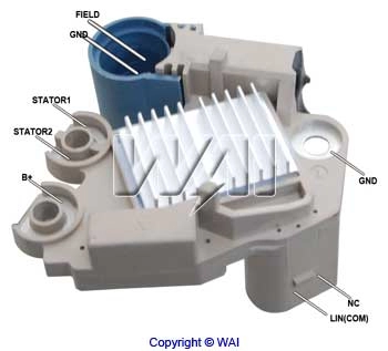 Do koszyka Regulator alternatora (przekaźnik ładowania) Mercedes Vito II 639