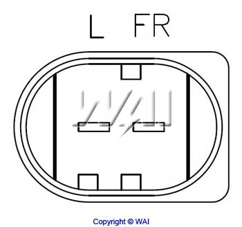 Regulator alternatora (przekaźnik ładowania) do Ford Transit VI V347/8