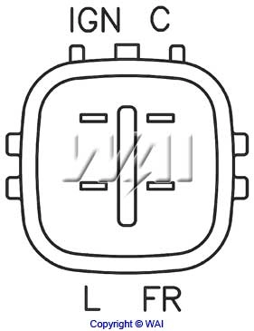 Regulator alternatora (przekaźnik ładowania) do Honda Civic VIII FD, FA