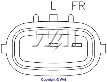 Regulator alternatora (przekaźnik ładowania) do Hyundai Veracruz  
