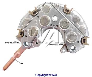 Mostek prostowniczy alternatora = Moster diodowy alternatora Volkswagen Sharan 1 7M8, 7M9, 7M6