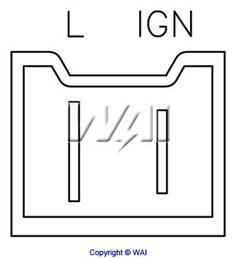 Regulator alternatora (przekaźnik ładowania) do Renault Clio I BC57, 5357