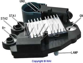 Regulator alternatora (przekaźnik ładowania) WAI M561 cena, od 38,10 USD