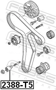 Rolka prowadząca kierunkowa paska rozrządu Audi Q5 SUV (8RB) (2008 - 2016) cena, od 12,13 USD