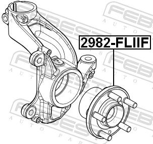 Do koszyka Piasta przednia Land Rover Freelander II L359