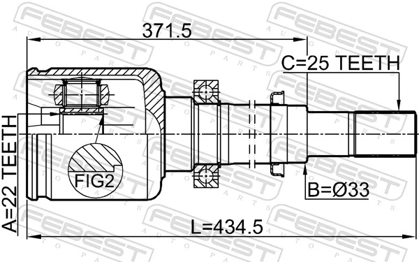 Przegub homokinetyczny wewnętrzny przedni prawy do Renault Fluence  L3