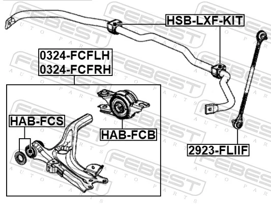 Silentblock przedniego wahacza dolnego Honda Civic X hatchback (FC, FK) (2017 - 2021) cena, od 54,06 USD