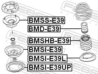 BMSIE39 Febest Talerz sprężyny przedniej górny metalowy