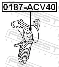 0187ACV40 Febest Napinacz paska napędowego