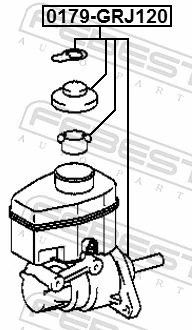 Główny cylinder hamulców do Toyota Land Cruiser PRADO ASIA J12