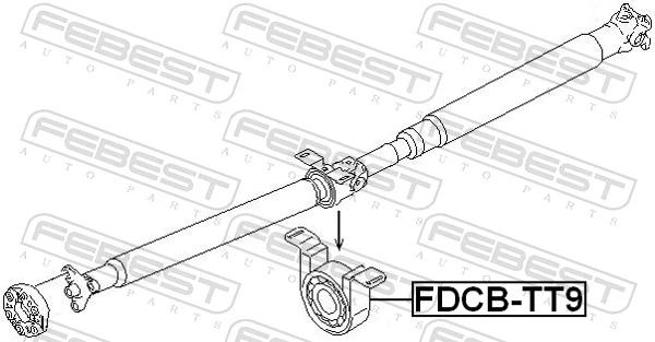 Łożysko podwieszane wału Cardana Ford Transit IV awangarda (E) (1994 - 2000) cena, od 26,39 USD