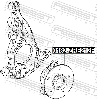 Piasta przednia Toyota Prius hatchback (ZVW5) (2015 - 2026) cena, od 75,86 USD