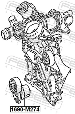 Napinacz paska napędowego Mercedes E sedana (W213) (2016 - 2023) cena, od 45,36 USD