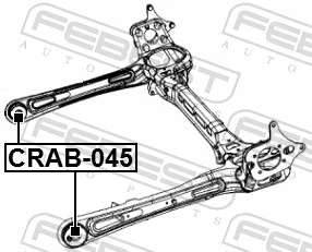 CRAB045 Febest Silentblock tylnej belki