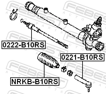 Drążek kierowniczy Nissan Almera CLASSIC sedana (B10RS) (2006 - 2012) cena, od 15,03 USD