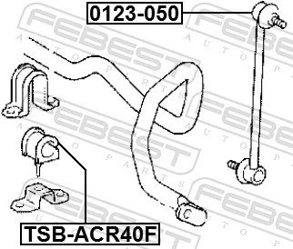 Tuleja stabilizatora przedniego Toyota Venza SUV (AGV1, GGV1) (2008 - 2017) cena, od 6,63 USD