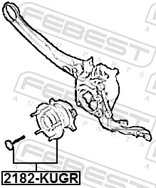 Do koszyka Lożysko piasty tylnej Ford Kuga I CBV