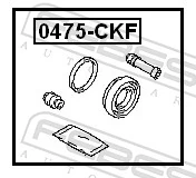 Zestaw naprawczy zacisku hamulcowego przedniego Daihatsu Terios I SUV (J100, J102, J122) (1997 - 2005) cena, od 5,96 USD