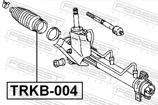 TRKB004 Febest Osłona mechanizmu kierowniczego (maglownicy)