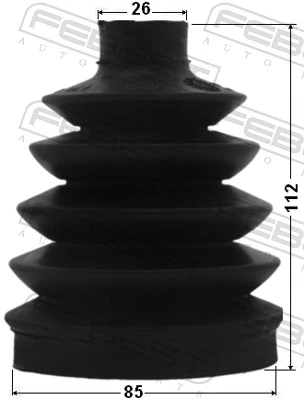  Osłona przegubu homokinetycznego półosi przedniej zewnętrzna Hyundai Sonata 5