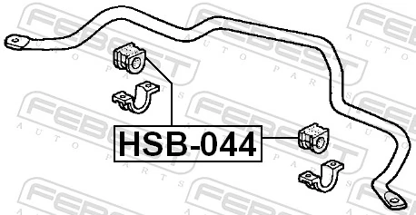 Tuleja stabilizatora przedniego Honda Shuttle I minivan (RA1, RA5) (1994 - 1999) cena, od 0,97 USD