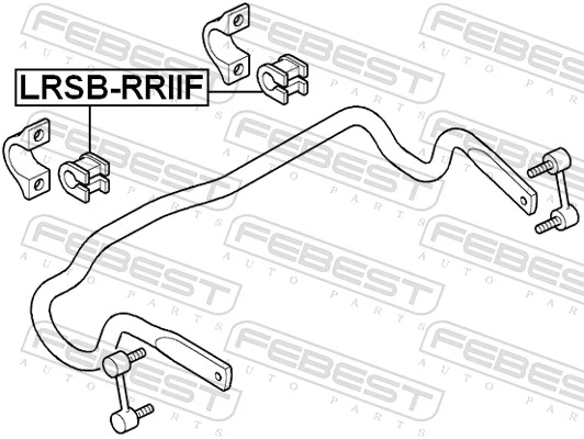 Tuleja stabilizatora przedniego do Land Rover Range Rover II LP, P38A