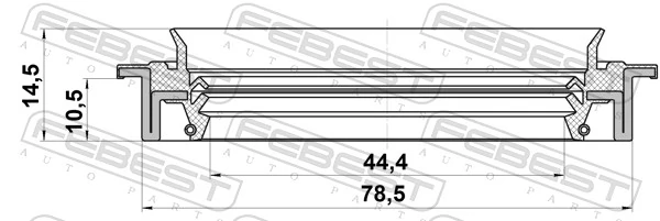Uszczelniacz końcówki reduktora mostu tylnego do Ford Transit VII V363
