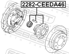  Piasta tylna KIA Ceed 