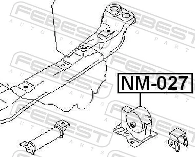 Poduszka (podpora) silnika lewa Nissan Almera TINO minivan (V10) (2000 - 2005) cena, od 49,45 USD