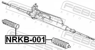  Osłona mechanizmu kierowniczego (maglownicy) Nissan Almera 2