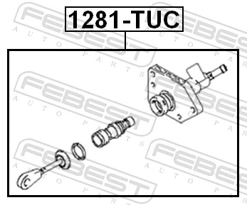Cylinder sprzęgła główny do Hyundai Tucson I JM