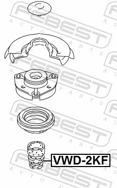 Odbój amortyzatora przedniego Mercedes A675324000864 cena, od 7,51 USD