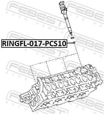 6000605283 Fiat/Alfa/Lancia Pierścień uszczelniający wtryskiwacza