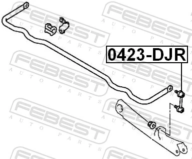 Łącznik stabilizatora tylnego do Mitsubishi Galant IX DJ, DM