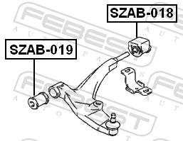 4553050G00 Subaru Silentblock przedniego wahacza dolnego