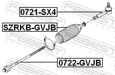 Do koszyka Osłona mechanizmu kierowniczego (maglownicy) Suzuki Grand Vitara  JB