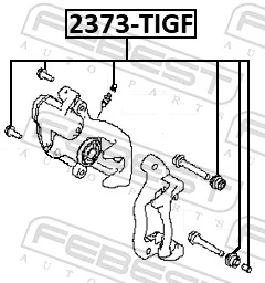 Zestaw naprawczy zacisku hamulcowego tylnego Nissan Qashqai II SUV (J11) (2013 - 2021) cena, od 9,70 USD