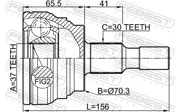 Do koszyka Przegub homokinetyczny przedni zewnętrzny Mercedes R  W251