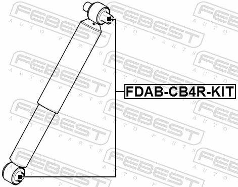 Silentblock amortyzatora tylnego do Ford Focus III CB8