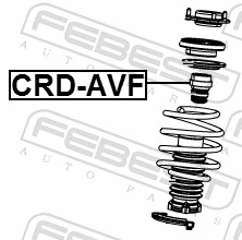 K05171137AB Fiat/Alfa/Lancia Odbój amortyzatora przedniego