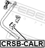 CRSBCALR Febest Tuleja stabilizatora tylnego