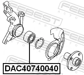 Lożysko piasty tylnej do Mazda 323 F VI BJ