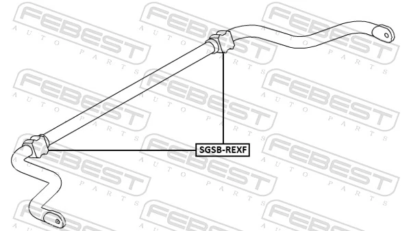 Tuleja stabilizatora przedniego SsangYong Rexton